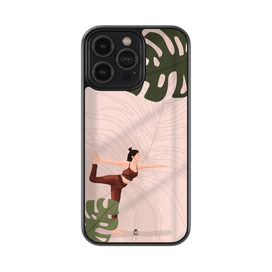 Yoga Lady Glossy Metal Case