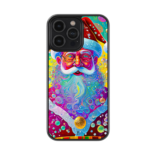 Joyful Santa Glossy Metal Case