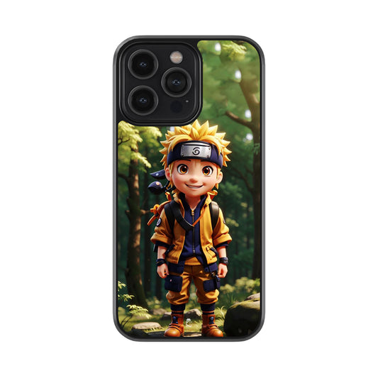 Naruto In Jungle Glossy Metal Case