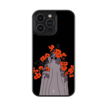 Floral Ghost Glossy Metal Case