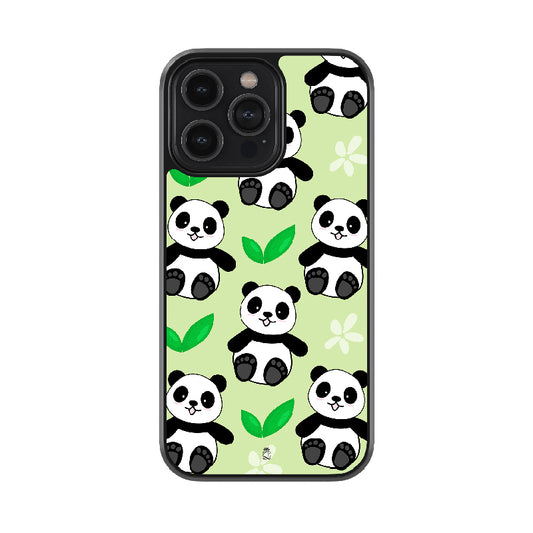 Panda Glossy Metal Case