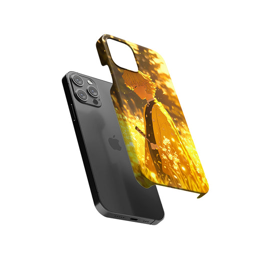 Sad zenitsu Slim Hard Case