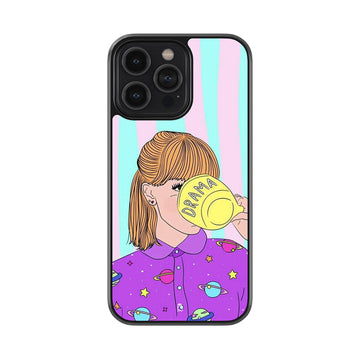 No Drama , Only Reality Glossy Metal Case