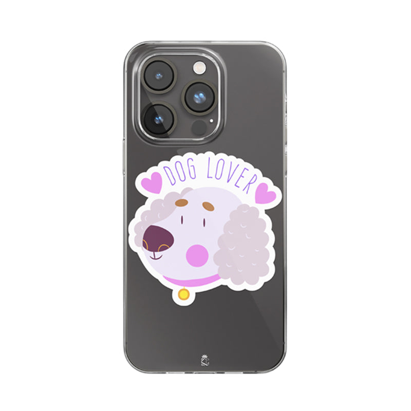 Dog lover Clear Silicone Case