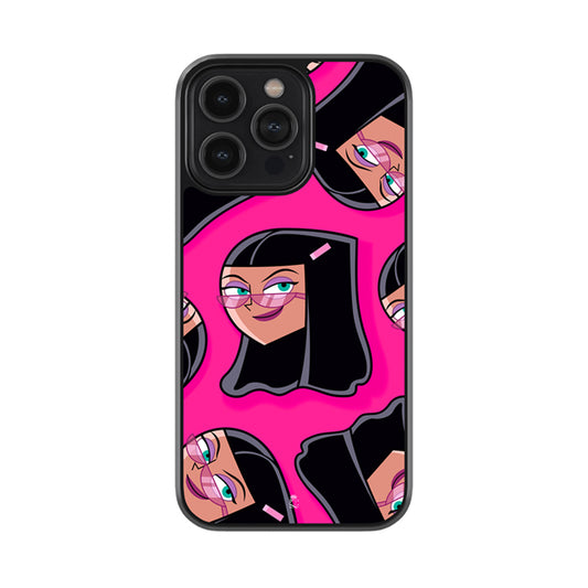 Powerful Lady Pattern Glossy Metal Case