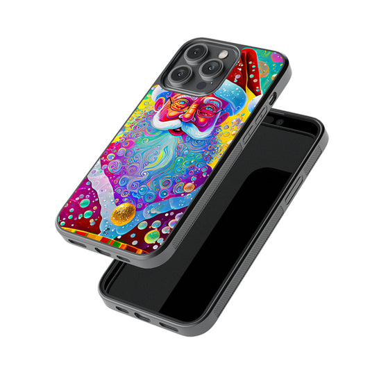 Joyful Santa Glossy Metal Case