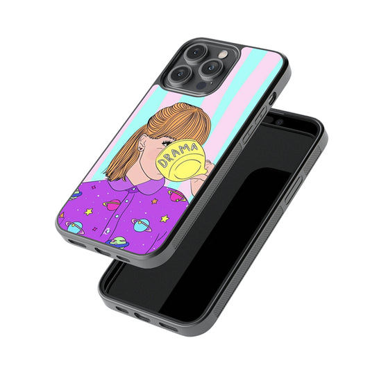 No Drama , Only Reality Glossy Metal Case