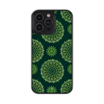 Dark Green Glossy Metal Case