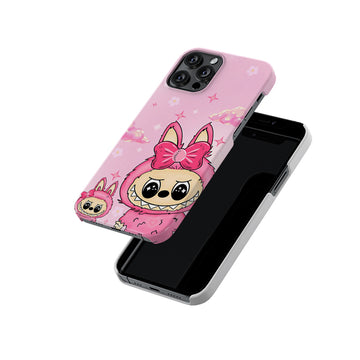 Pink Labubu Slim Hard Case