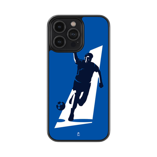 Football Player Glossy Metal Case