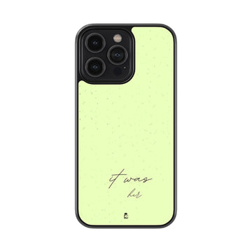 It Was Her Glossy Metal Case