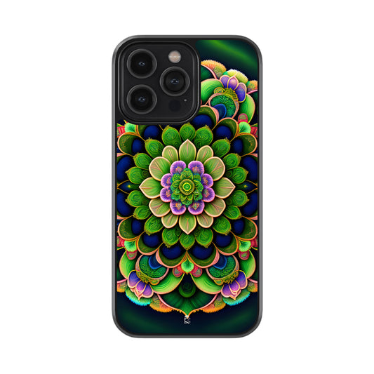 Greeny Wave Glossy Metal Case
