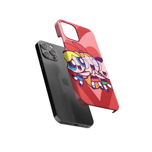 Retro Power Puff Girls Slim Hard Case