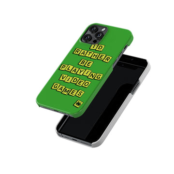 Playing Video Games Slim Hard Case