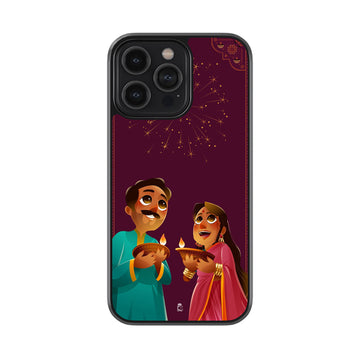 Happy Lights Glossy Metal Case
