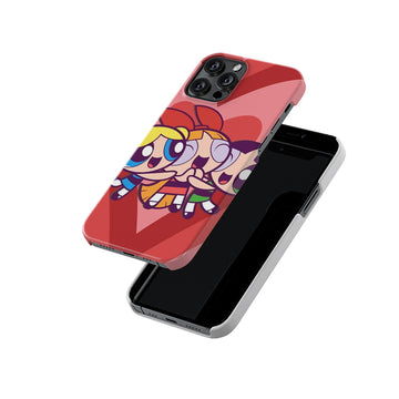 Retro Power Puff Girls Slim Hard Case