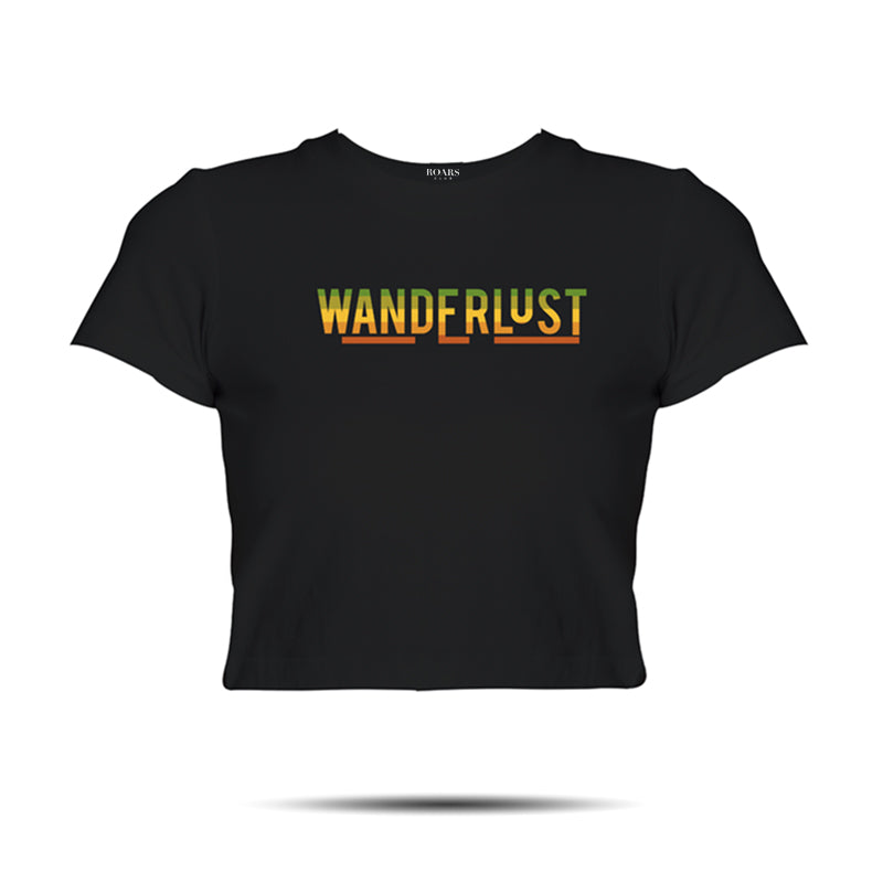 Wanderlust Cropped Top