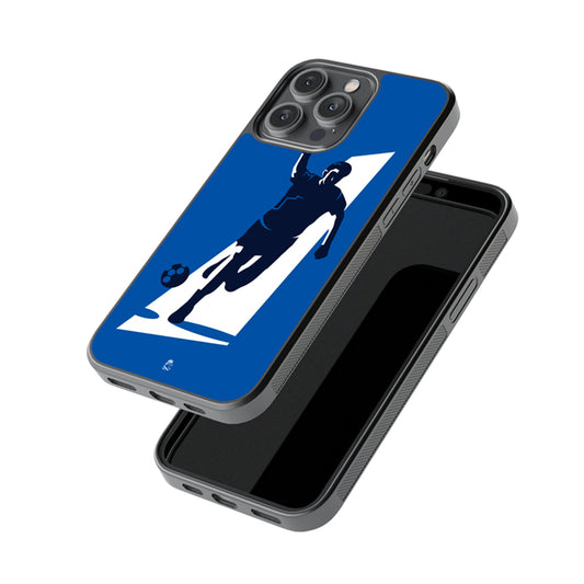 Football Player Glossy Metal Case