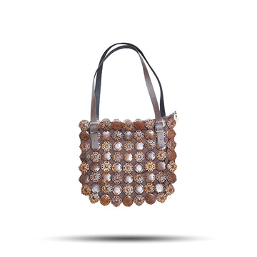 Coterie Shoulder Coconut Shell Bag