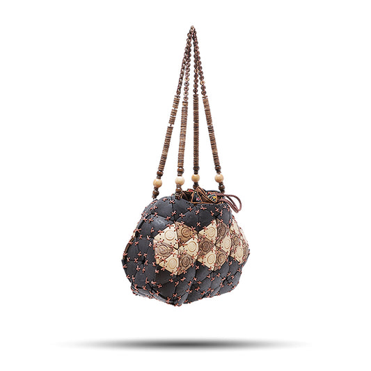 Angular Spectrum Tumid Coconut Shell Bag