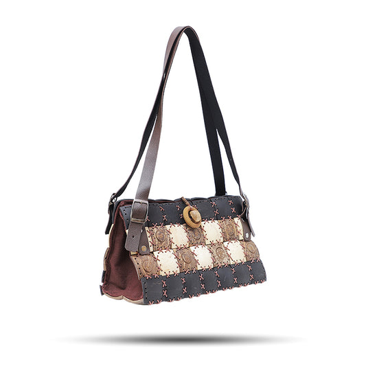Crosscut Dormer Coconut Shell Bag