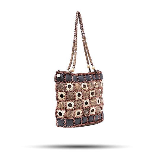 Fenestra Beach Coconut Shell Bag
