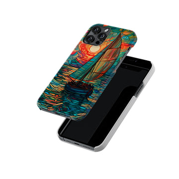 Boat Painting Art Slim Hard Case
