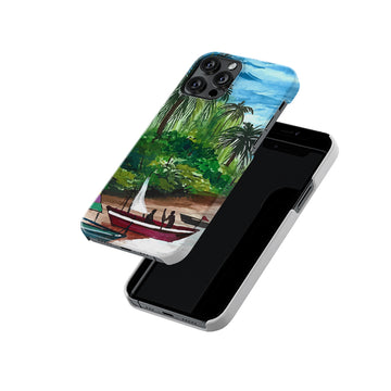 CVANU Sea Beach View Slim Hard Case
