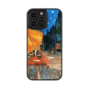 Café Terrace at Night Vincent van Gogh, 1888 Glossy Metal Case