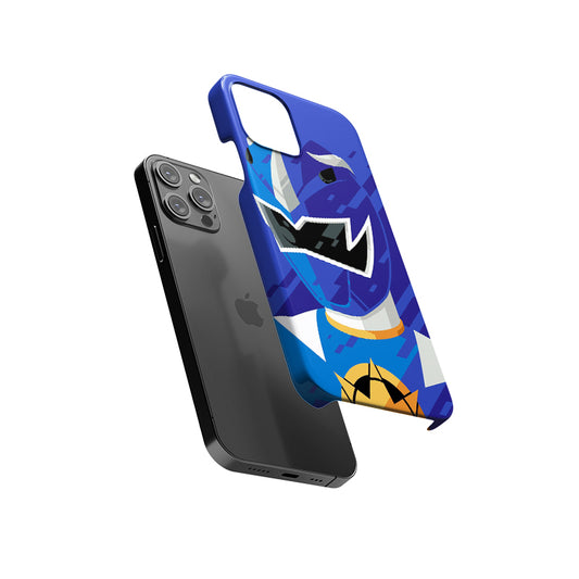 Blue Dino Thunder Power Ranger Slim Hard Case