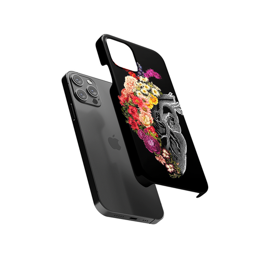 Floral Hearts Slim Hard Case