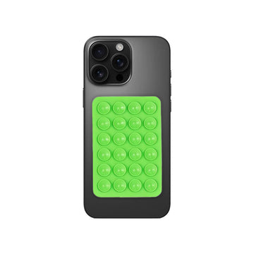 Green Soft Silicone Suction Phone Sticky Grip
