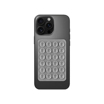 Grey Soft Silicone Suction Phone Sticky Grip