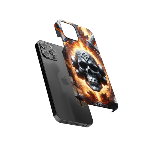 HD Death Skull Slim Hard Case