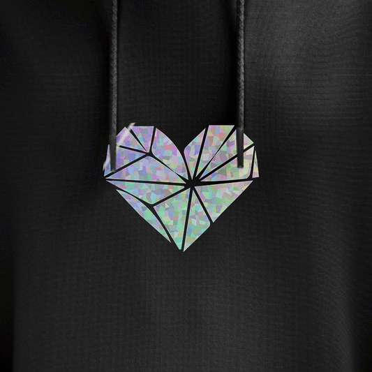 Heart Holographic Hoodie