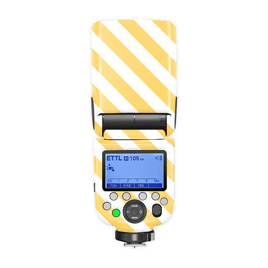 Radial Stripe Camera Flash Skin
