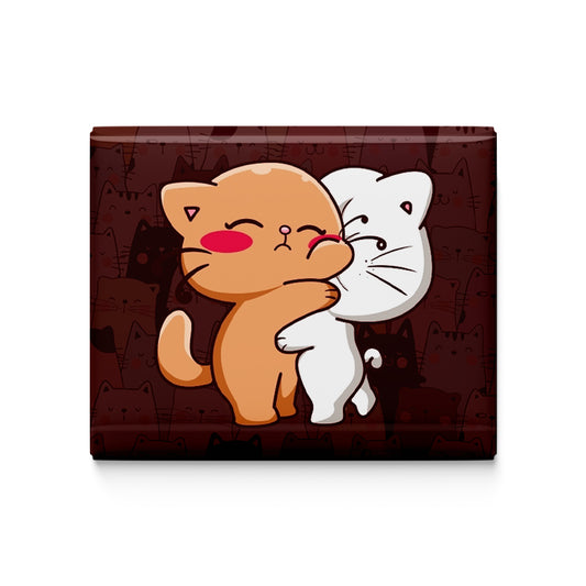Cute Little Cat Couple Fridge Magnet