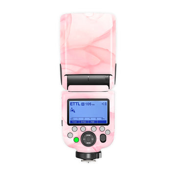 Pink Smoke Gradient Camera Flash Skin