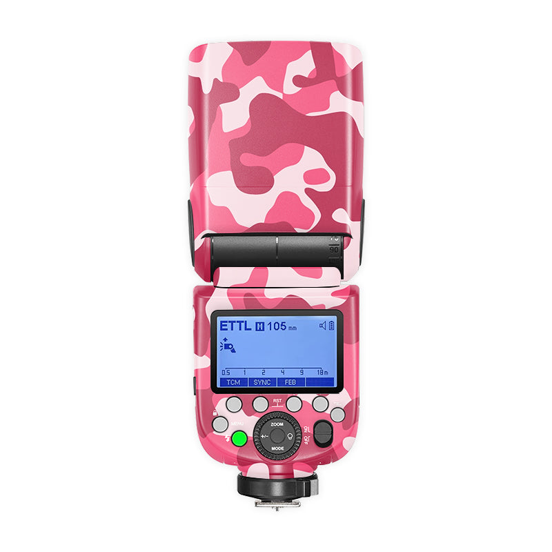 Strawberry Camo Camera Flash Skin
