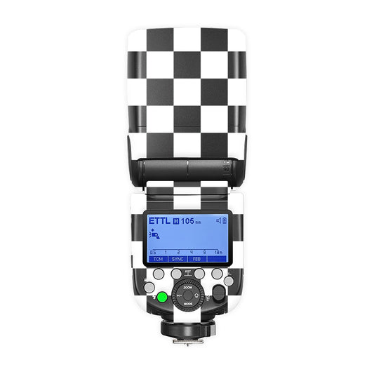Checker Pattern Camera Flash Skin