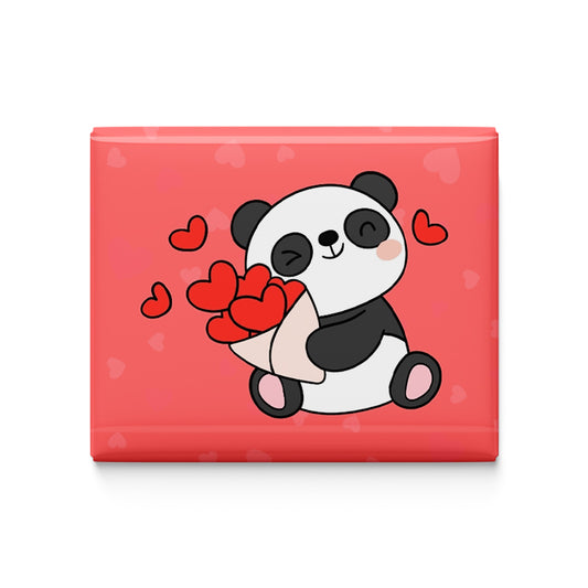Panda Heart Fridge Magnet