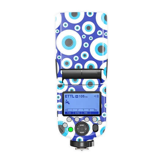 Positive Eyes Pattern Camera Flash Skin