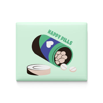 Happy Pills Fridge Magnet