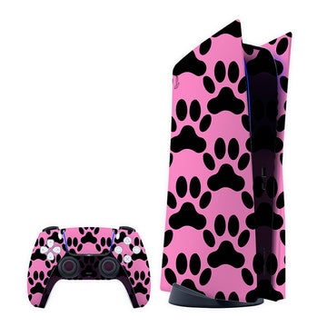 Pink Positive Paws Play Station Skin