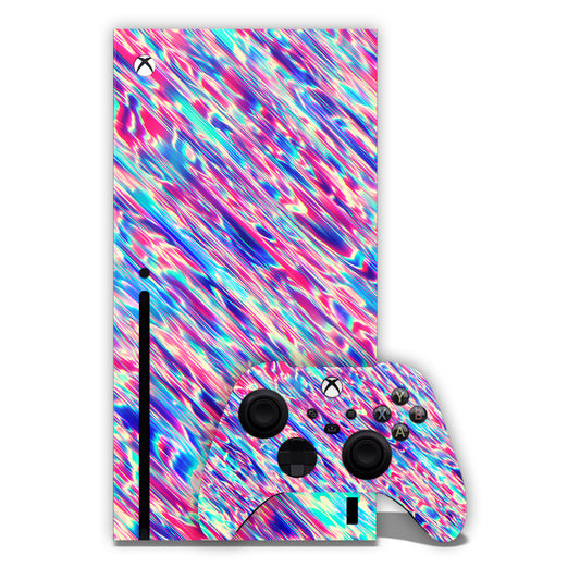 Holographic Stripes Xbox Skin