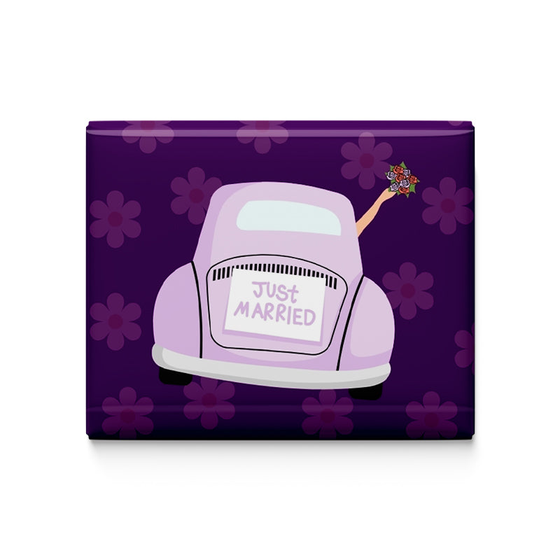 Just Married Fridge Magnet