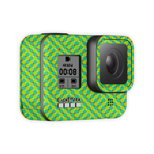 Green Dot Pattern Go Pro Skin