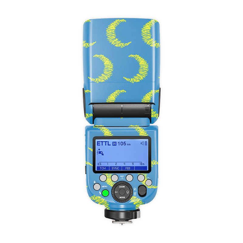 Moon Sketches Camera Flash Skin