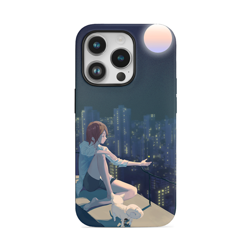 Alone Girl Flexible Soft Silicone Case