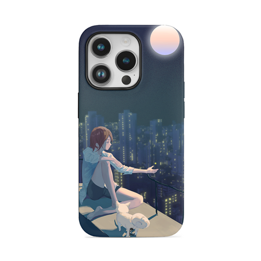 Alone Girl Flexible Soft Silicone Case